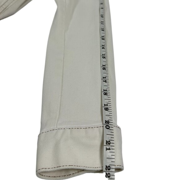 J. Jill Modern Short Jacket Size S Petite Ivory - Picture 14 of 14